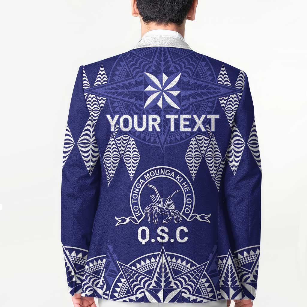 Personalised Queen Salote College Centenary Blazer Tongan Kupesi Pattern - Polynesian Pride
