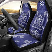 Queen Salote College Centenary Car Seat Cover Tongan Kupesi Pattern - Polynesian Pride