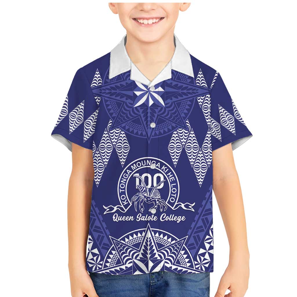 Personalised Queen Salote College Centenary Family Matching Mermaid Dress and Hawaiian Shirt Tongan Kupesi Pattern - Polynesian Pride