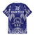 Personalised Queen Salote College Centenary Family Matching Off The Shoulder Long Sleeve Dress and Hawaiian Shirt Tongan Kupesi Pattern - Polynesian Pride