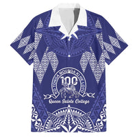 Personalised Queen Salote College Centenary Family Matching Puletasi and Hawaiian Shirt Tongan Kupesi Pattern - Polynesian Pride
