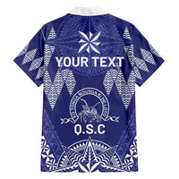 Personalised Queen Salote College Centenary Family Matching Puletasi and Hawaiian Shirt Tongan Kupesi Pattern - Polynesian Pride
