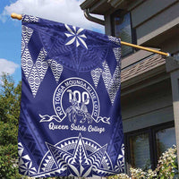 Queen Salote College Centenary Garden Flag Tongan Kupesi Pattern - Polynesian Pride