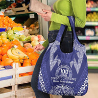 Queen Salote College Centenary Grocery Bag Tongan Kupesi Pattern - Polynesian Pride