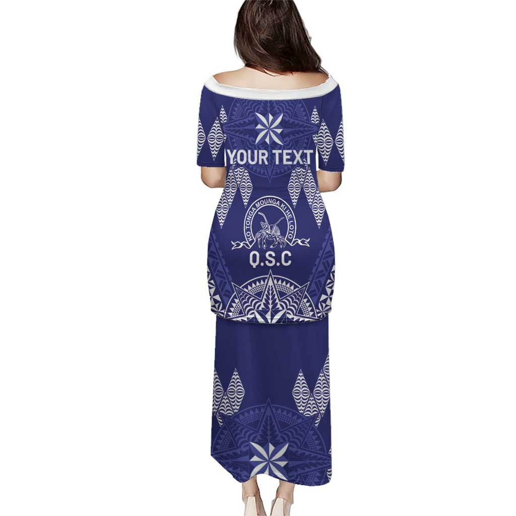 Personalised Queen Salote College Centenary Puletasi Tongan Kupesi Pattern - Polynesian Pride