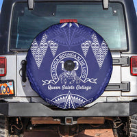 Queen Salote College Centenary Spare Tire Cover Tongan Kupesi Pattern - Polynesian Pride