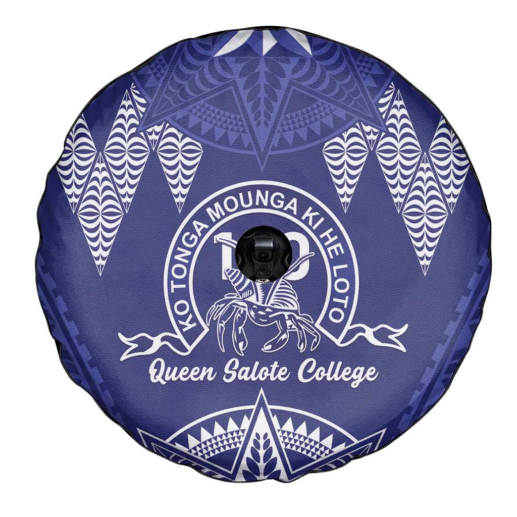 Queen Salote College Centenary Spare Tire Cover Tongan Kupesi Pattern - Polynesian Pride