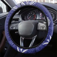 Queen Salote College Centenary Steering Wheel Cover Tongan Kupesi Pattern - Polynesian Pride