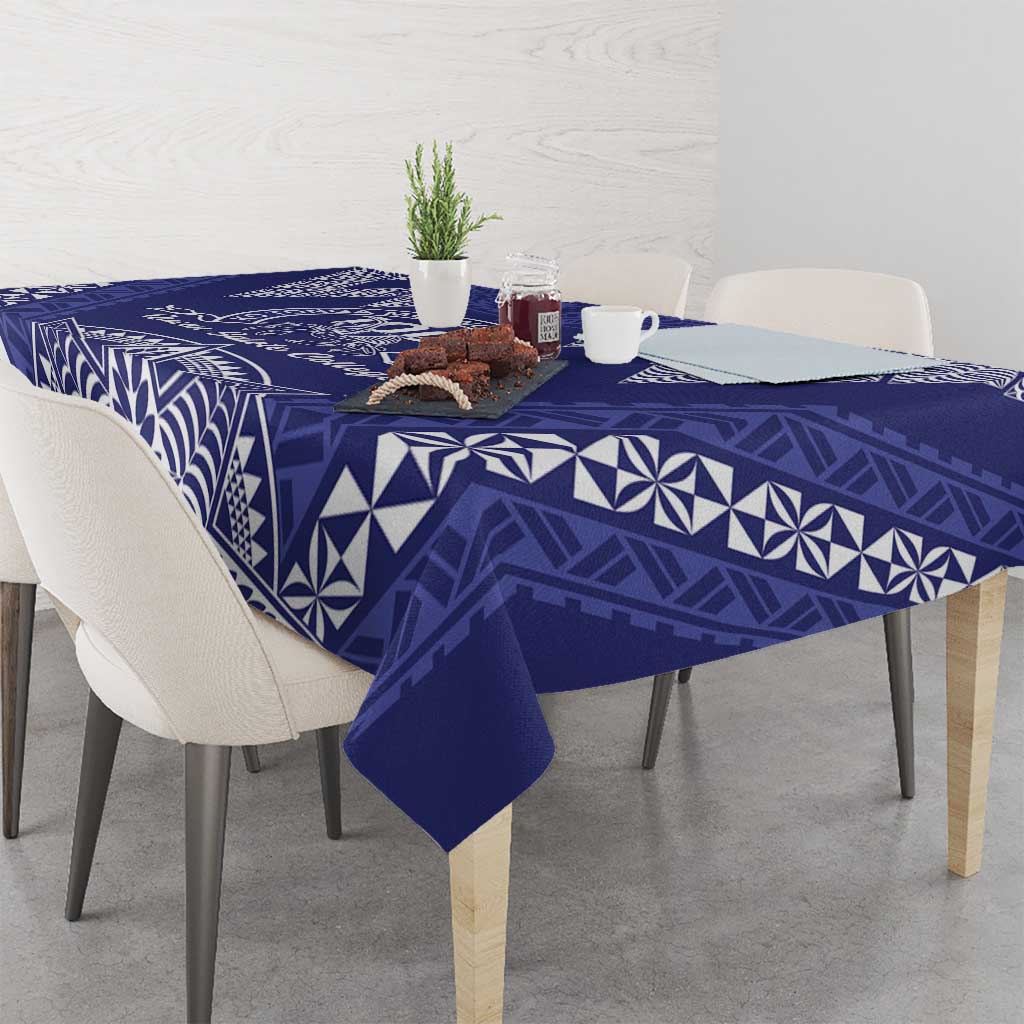 Queen Salote College Centenary Tablecloth Tongan Kupesi Pattern - Polynesian Pride