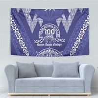 Queen Salote College Centenary Tapestry Tongan Kupesi Pattern - Polynesian Pride