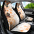 Fiji Car Seat Cover Masi Tapa Pattern Brown LT05 - Polynesian Pride