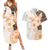 Fiji Couples Matching Summer Maxi Dress and Hawaiian Shirt Masi Tapa Pattern Brown LT05 Brown - Polynesian Pride