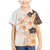 Fiji Family Matching Mermaid Dress and Hawaiian Shirt Masi Tapa Pattern Brown LT05 Son's Shirt Brown - Polynesian Pride