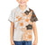 Fiji Family Matching Puletasi Dress and Hawaiian Shirt Masi Tapa Pattern Brown LT05 Son's Shirt Brown - Polynesian Pride