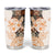 Fiji Tumbler Cup Masi Tapa Pattern Brown