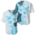 Fiji Baseball Jersey Masi Tapa Pattern Blue LT05 - Polynesian Pride