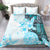 Fiji Bedding Set Masi Tapa Pattern Blue LT05 - Polynesian Pride