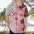 Fiji Hawaiian Shirt Masi Tapa Pattern Red LT05 - Polynesian Pride