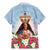 Guam Patroness Family Matching Mermaid Dress and Hawaiian Shirt The Legend Santa Marian Kamalen