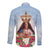 Guam Patroness Long Sleeve Button Shirt The Legend Santa Marian Kamalen