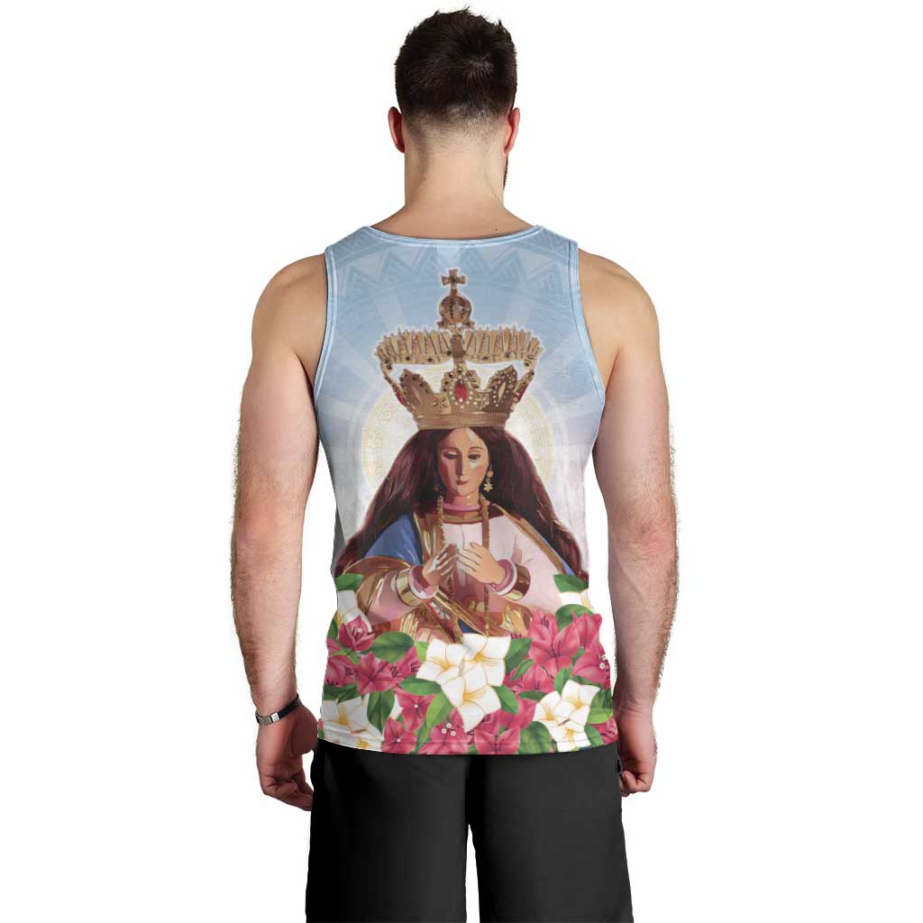Guam Patroness Men Tank Top The Legend Santa Marian Kamalen LT05 - Polynesian Pride