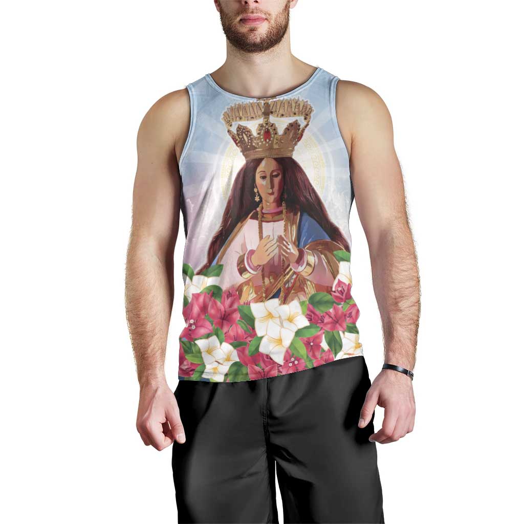 Guam Patroness Men Tank Top The Legend Santa Marian Kamalen LT05 - Polynesian Pride