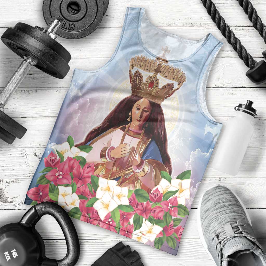 Guam Patroness Men Tank Top The Legend Santa Marian Kamalen LT05 - Polynesian Pride