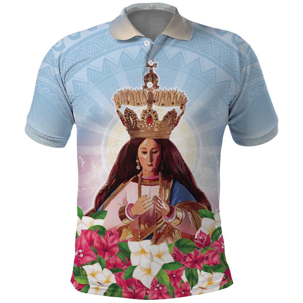 Guam Patroness Polo Shirt The Legend Santa Marian Kamalen