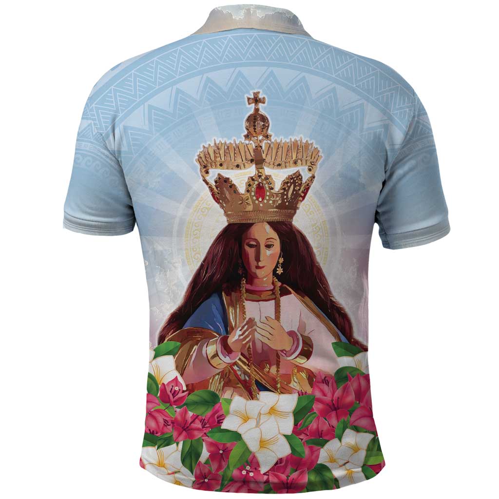Guam Patroness Polo Shirt The Legend Santa Marian Kamalen