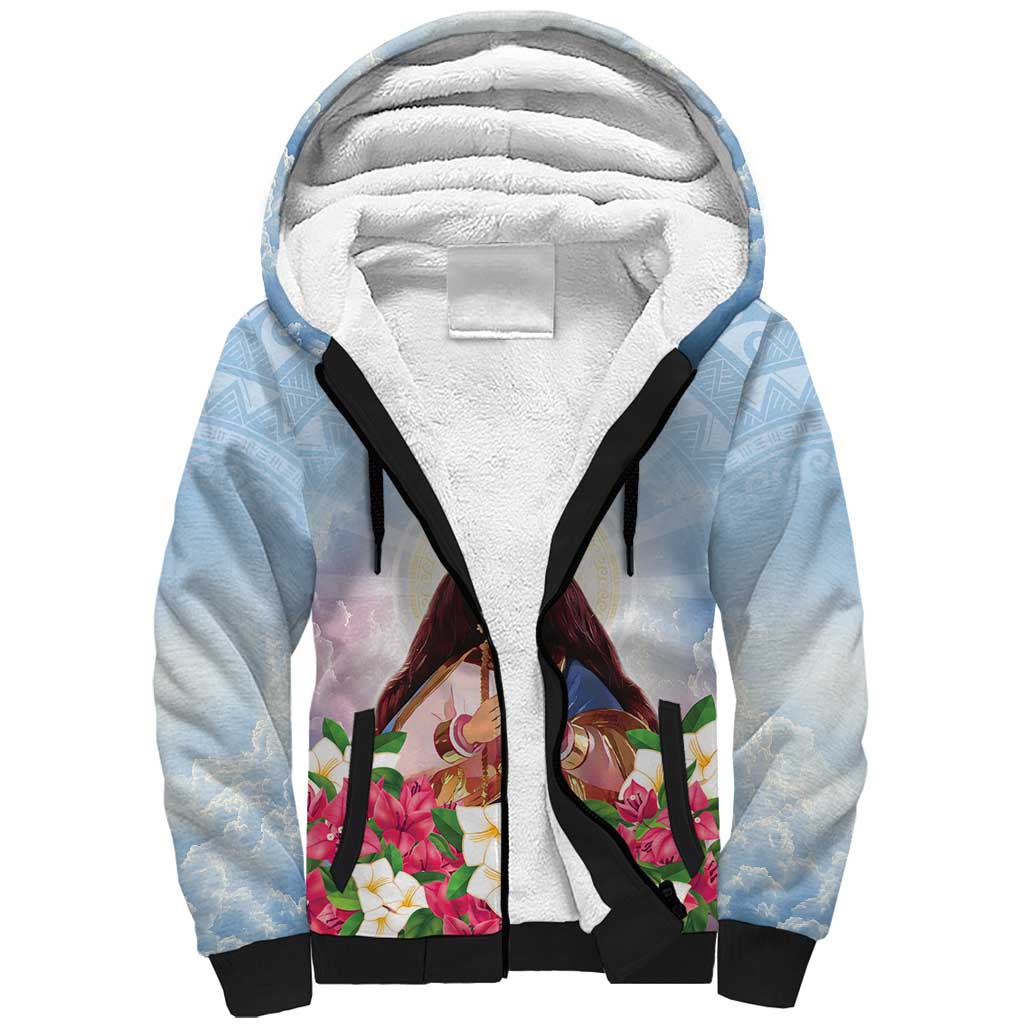 Guam Patroness Sherpa Hoodie The Legend Santa Marian Kamalen