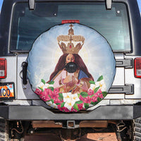 Guam Patroness Spare Tire Cover The Legend Santa Marian Kamalen LT05 Blue - Polynesian Pride