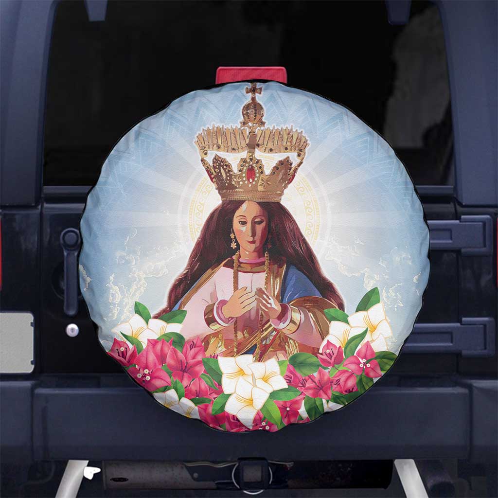 Guam Patroness Spare Tire Cover The Legend Santa Marian Kamalen LT05 - Polynesian Pride