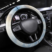 Guam Patroness Steering Wheel Cover The Legend Santa Marian Kamalen LT05 Universal Fit Blue - Polynesian Pride