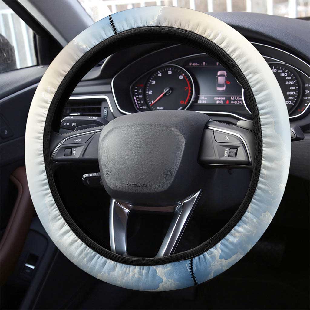 Guam Patroness Steering Wheel Cover The Legend Santa Marian Kamalen LT05 - Polynesian Pride