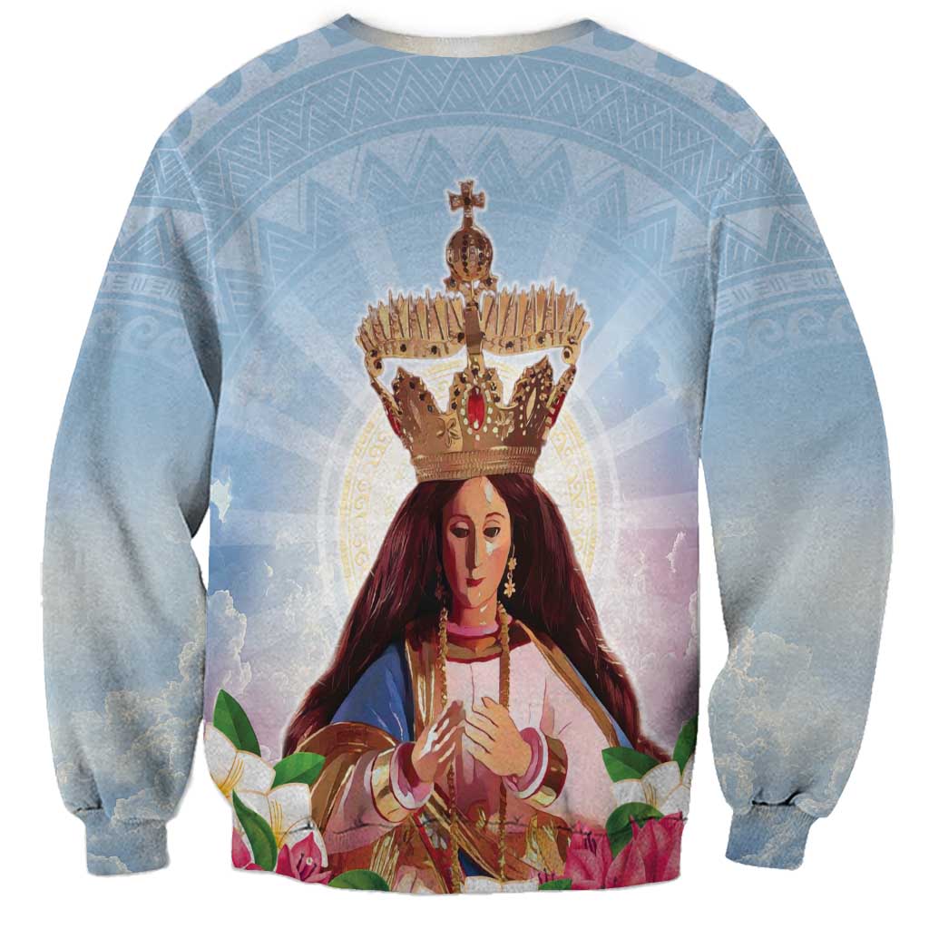Guam Patroness Sweatshirt The Legend Santa Marian Kamalen LT05 - Polynesian Pride