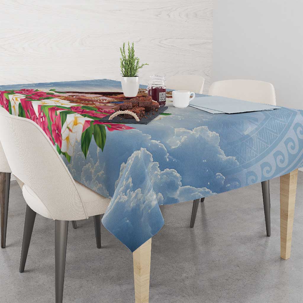 Guam Patroness Tablecloth The Legend Santa Marian Kamalen LT05 - Polynesian Pride