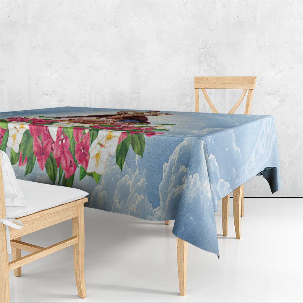 Guam Patroness Tablecloth The Legend Santa Marian Kamalen LT05 - Polynesian Pride
