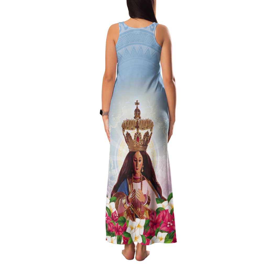 Guam Patroness Tank Maxi Dress The Legend Santa Marian Kamalen LT05 - Polynesian Pride