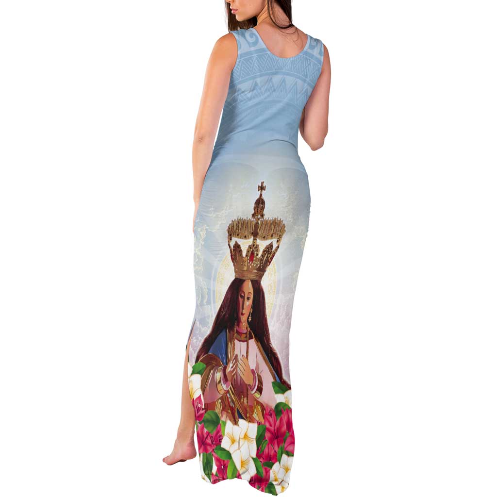 Guam Patroness Tank Maxi Dress The Legend Santa Marian Kamalen LT05 - Polynesian Pride