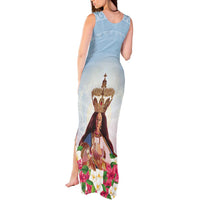 Guam Patroness Tank Maxi Dress The Legend Santa Marian Kamalen LT05 - Polynesian Pride