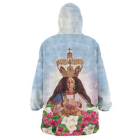 Guam Patroness Wearable Blanket Hoodie The Legend Santa Marian Kamalen LT05 - Polynesian Pride