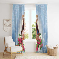 Guam Patroness Window Curtain The Legend Santa Marian Kamalen LT05 - Polynesian Pride