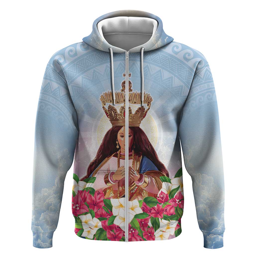 Guam Patroness Zip Hoodie The Legend Santa Marian Kamalen