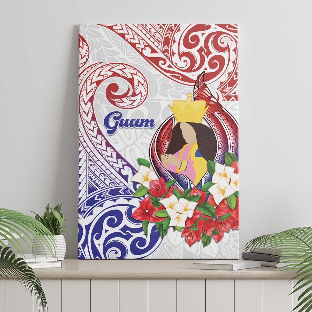 Happy Guam Santa Marian Kamalen Day Canvas Wall Art LT05 - Polynesian Pride