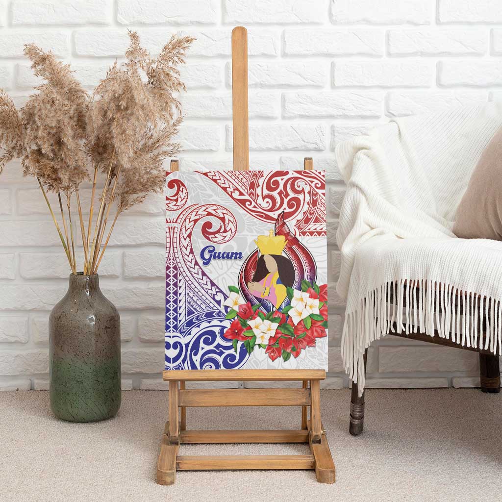 Happy Guam Santa Marian Kamalen Day Canvas Wall Art LT05 - Polynesian Pride