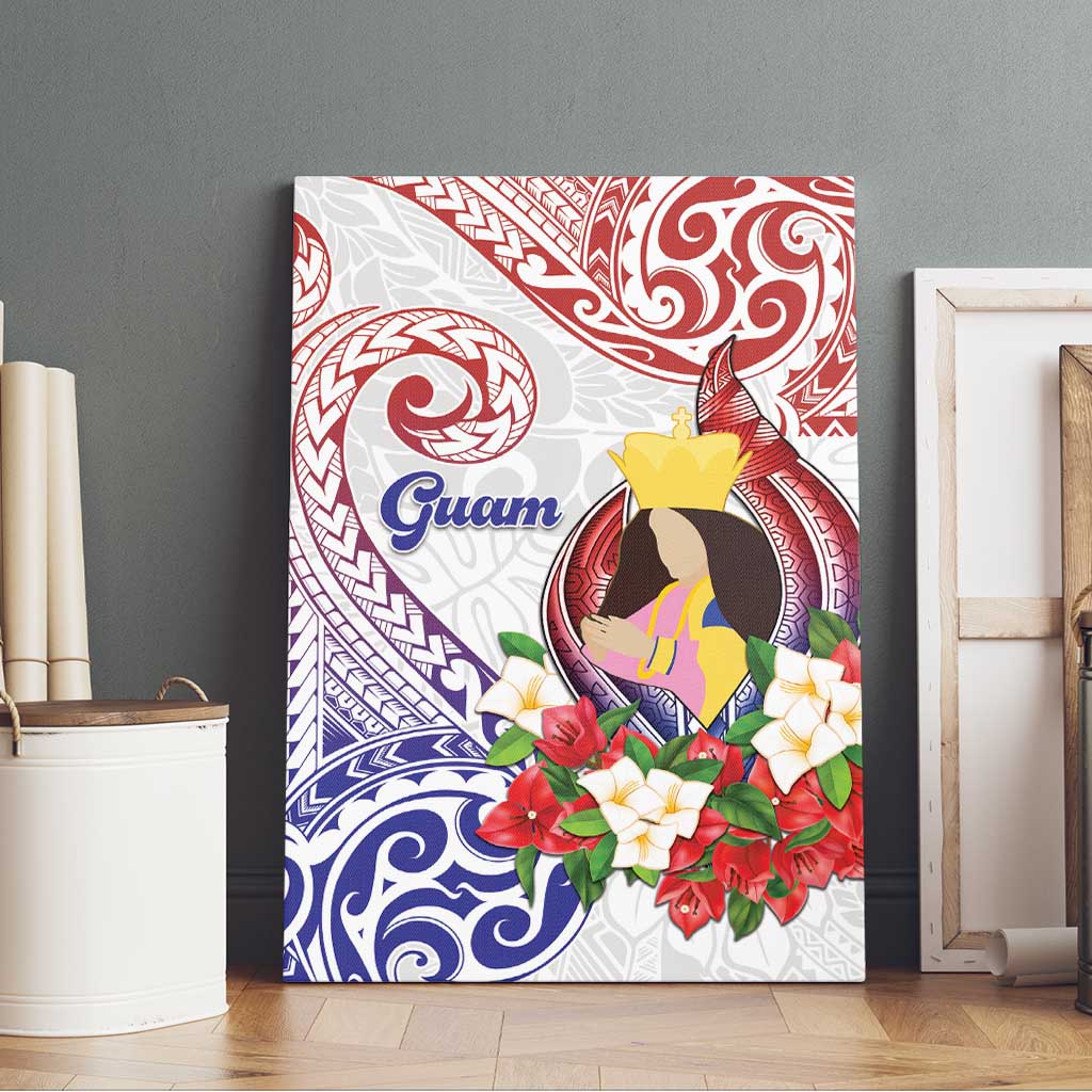 Happy Guam Santa Marian Kamalen Day Canvas Wall Art LT05 - Polynesian Pride