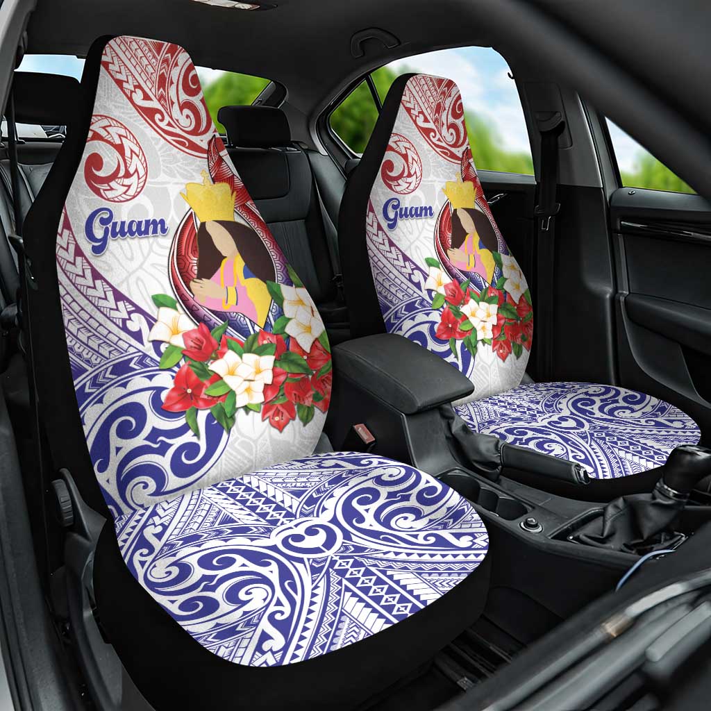 Happy Guam Santa Marian Kamalen Day Car Seat Cover