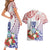 Happy Guam Santa Marian Kamalen Day Couples Matching Short Sleeve Bodycon Dress and Hawaiian Shirt