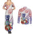 Happy Guam Santa Marian Kamalen Day Couples Matching Summer Maxi Dress and Long Sleeve Button Shirt