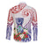 Happy Guam Santa Marian Kamalen Day Family Matching Long Sleeve Bodycon Dress and Hawaiian Shirt